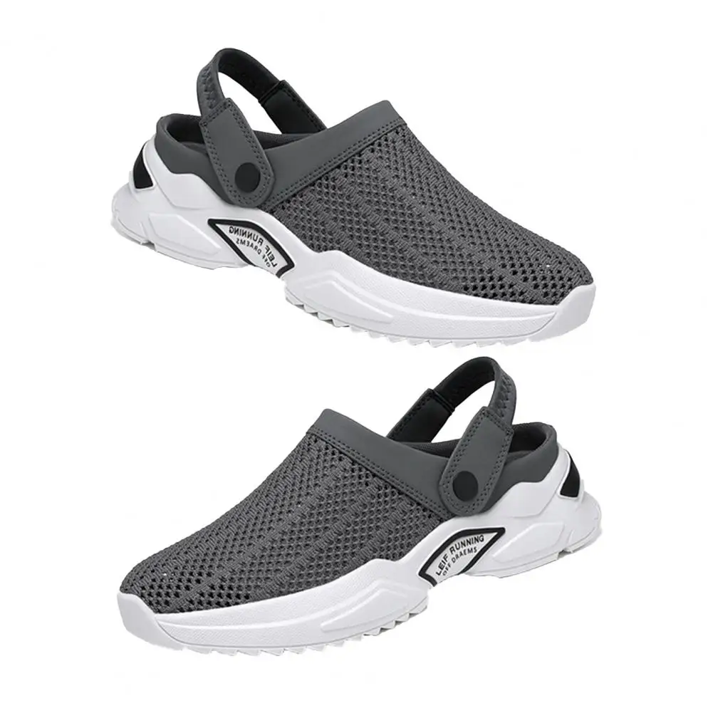 Shock Absorption 1 Pair Trendy Breathable Mesh Casual Sneakers Wear-resistant Men Shoes Lightweight   Daily Wear