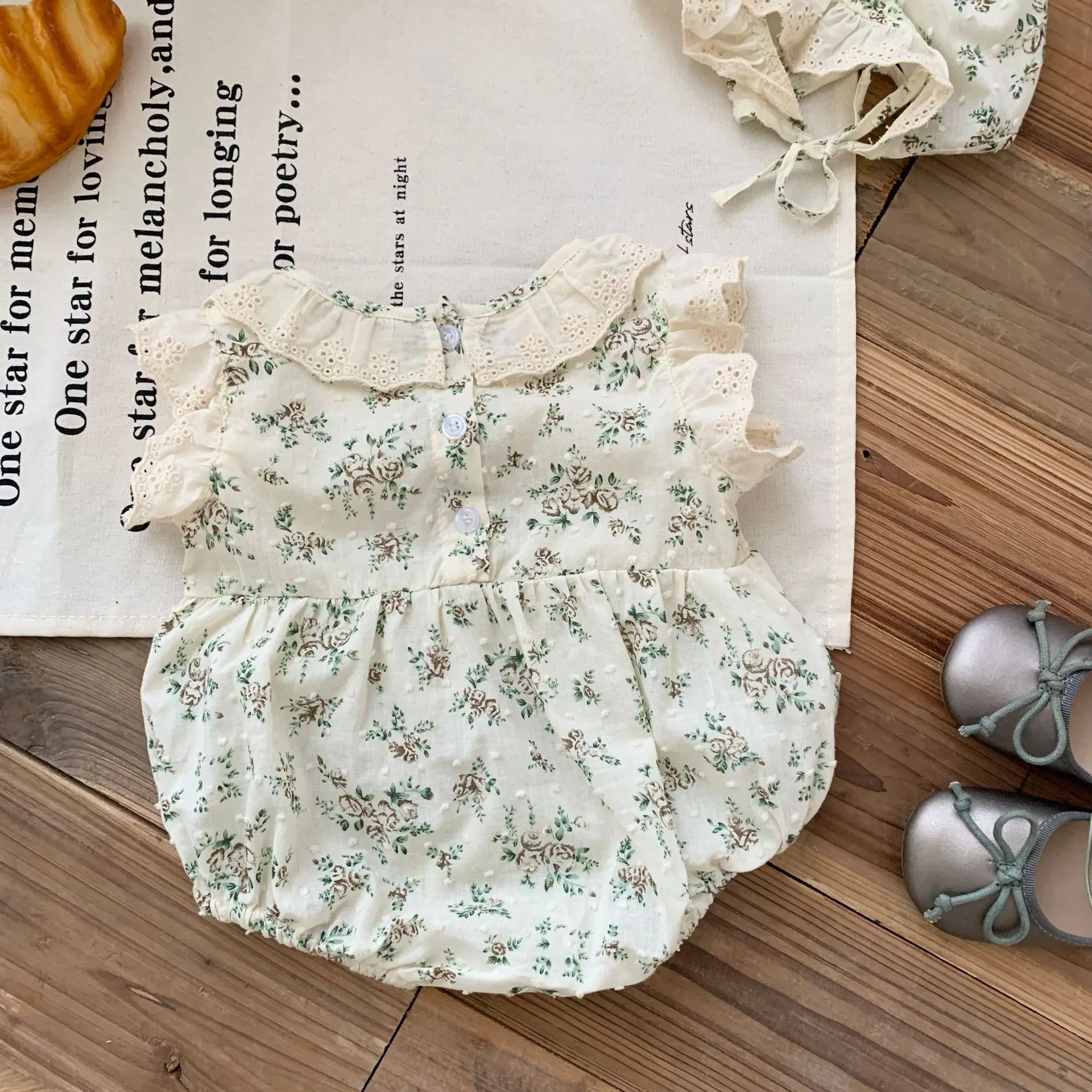 Baby Girl Flower Bodysuit 2