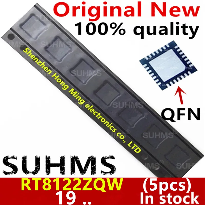 (5 Pezzi) 100% Nuovo Rtrt8122 19 Ef 19 2K 19... Qfn-28 Chipset