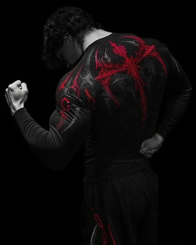 black red