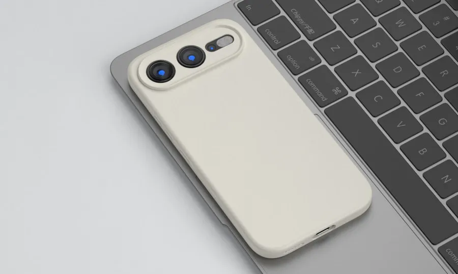 Minimalist TPU Soft Silicone Protective Phone Case with Velvet Lining - Shockproof Back Shell