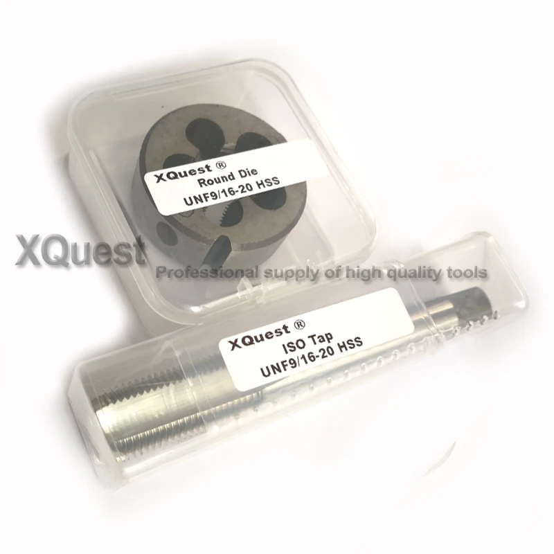 2PCS Right Thread tap and die set UNC 5/16 3/8 1/2 9/16 5/8 3/4 Unified ...