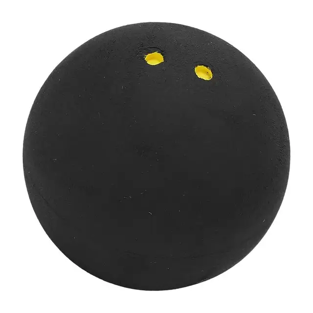 1pc Double Yellow Point Squash Balls Rubber Squash Racquet Balls Squash Speed Training For Double Yellow Dots Squash Ball 4