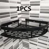 Bathroom Shelf Aluminum Alloy Shampoo Rack Makeup Storage Organizer Shower Shelf Bathroom Accessories No Drill Wall Corner Shelf 5