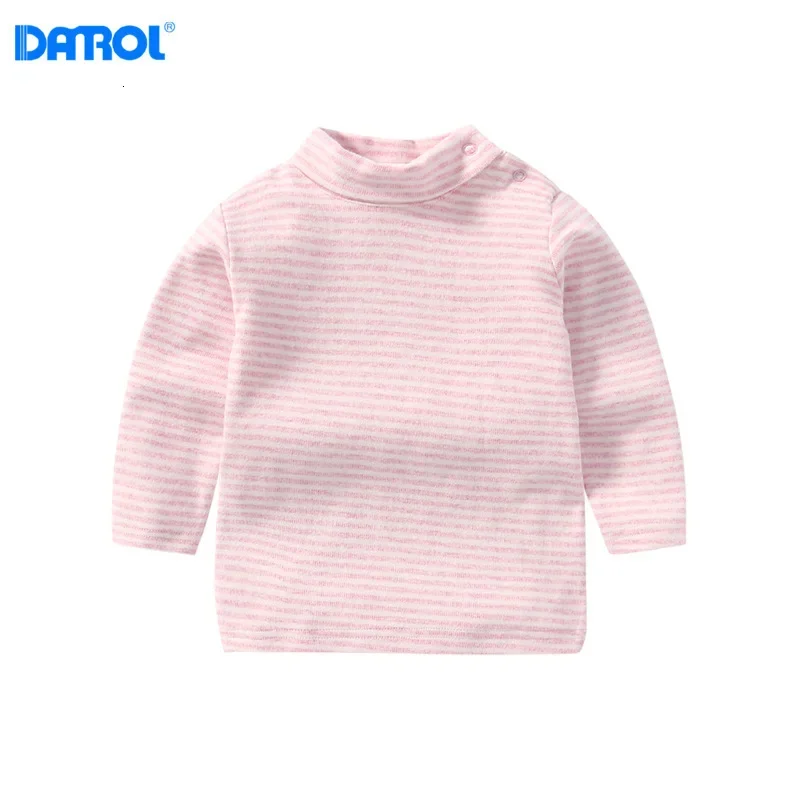 Children's Winter Cotton Turtleneck Bottoming Shirt Underwear Girls Boys Children's Clothes