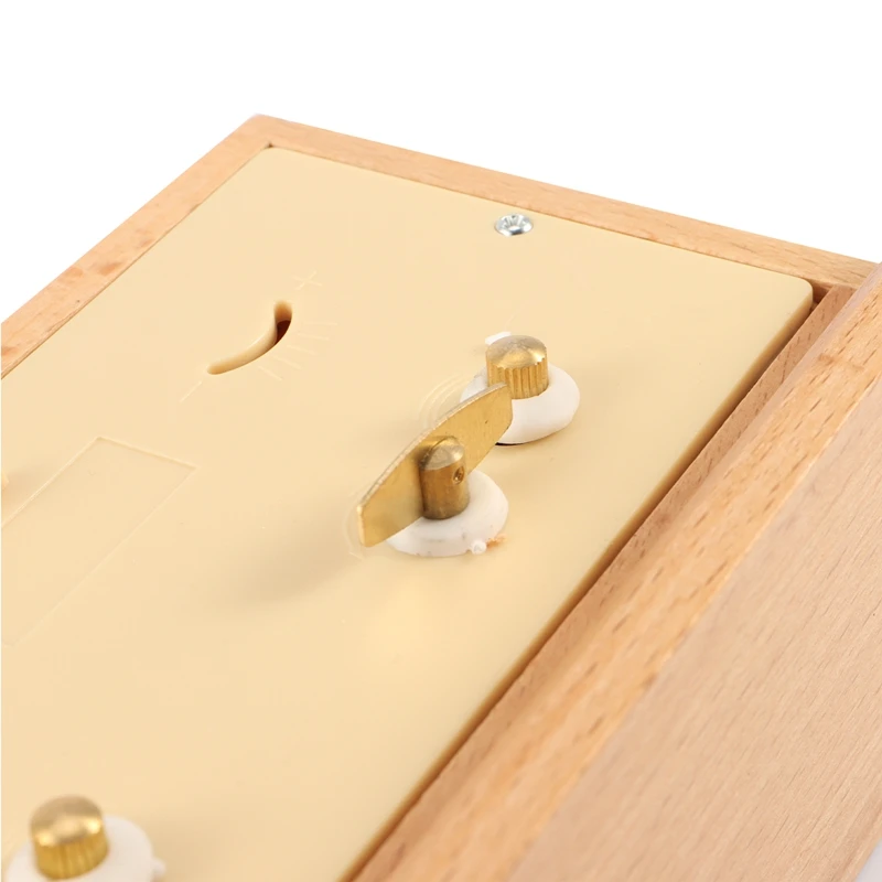 New-A28M-Retro Analog Chess Clock Timer-Wind-Up Mechanical Chess Clock, No Battery Needed Wooden