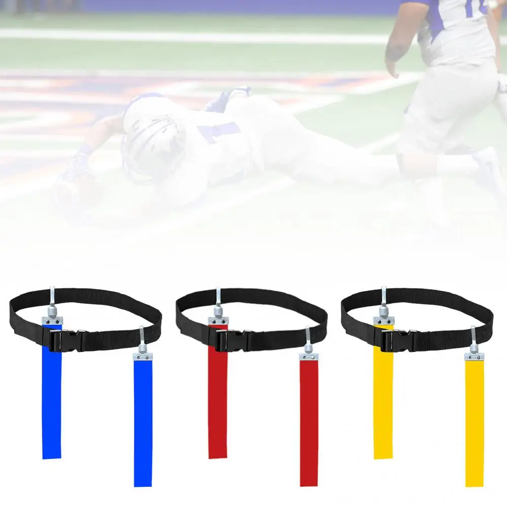 American Football Match Training Belt Adjustable Soft Waterproof Rugby Flag Tag Waist Strap Team Sports Football  Accessories