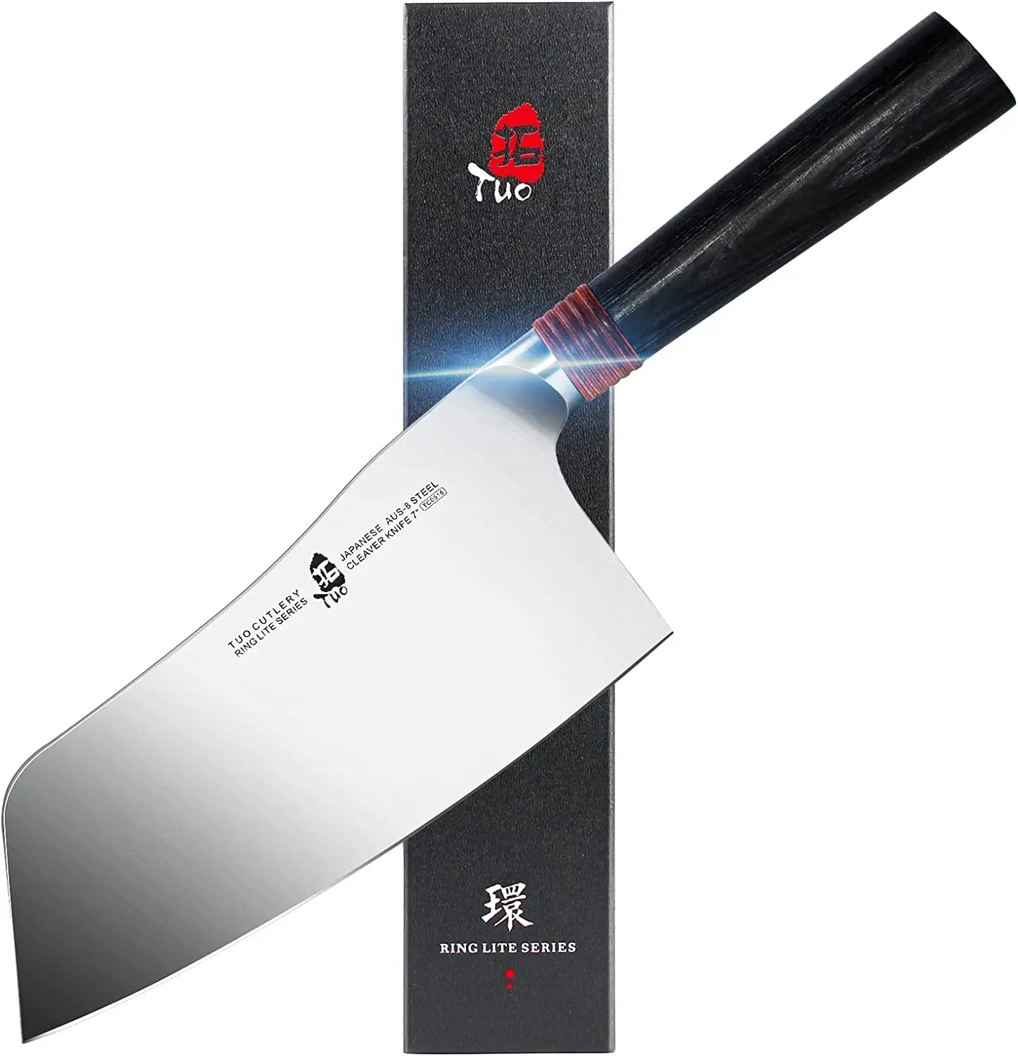 Tuo Cutlery Vegetable Cleaver Knife 7 - Chinese Chef's Knife - German