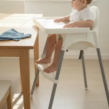 Poggiapiedi Regolabile per Seggiolone, Supporto Antiscivolo per Bambini e Neonati, Aggiunge Comfort alle Sedie per l'Alimentazione a Casa