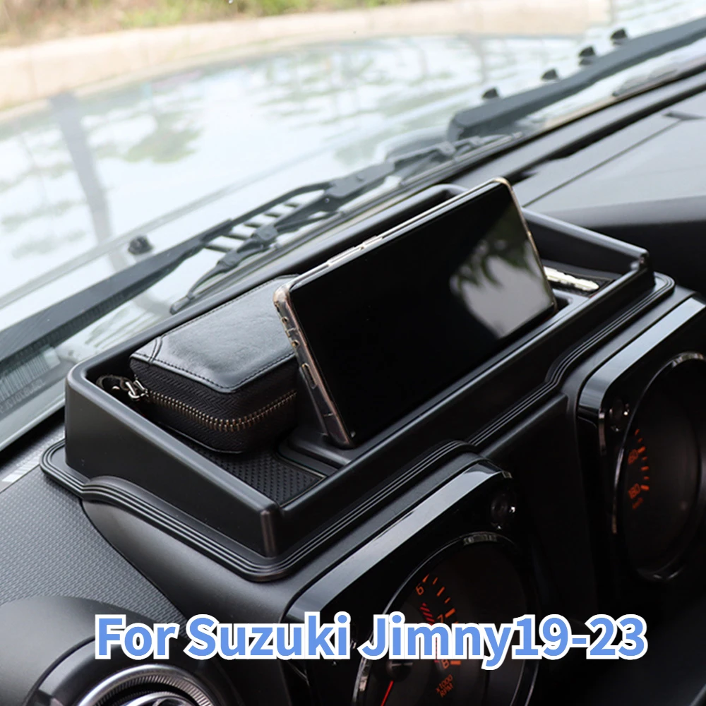 For Suzuki Jimny JB64 JB74 Car Center Console Dashboard Storage Box Phone Bracket Interior Accessories