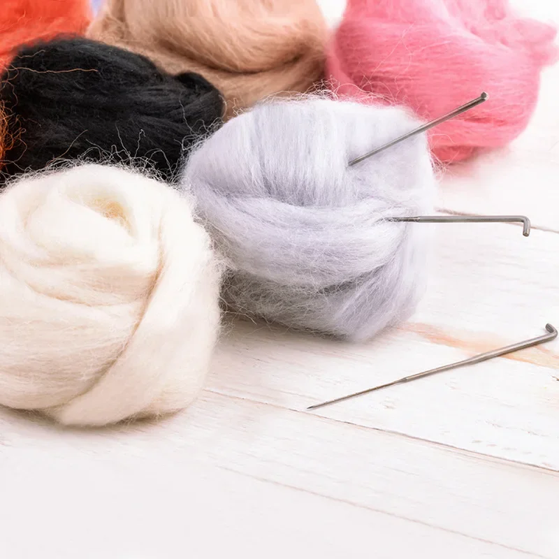 10g/20g/50g/100g Felting Wool Fibre  Felt Fabric Felt Craft  Toys Felting Wool Handmade Felting Craft