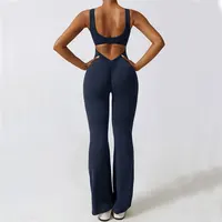 Nouvel ensemble de sport pour femme : Combinaison de yoga, tenue de sport, combinaison de fitness extensible, body push-up pour l'entraînement 3