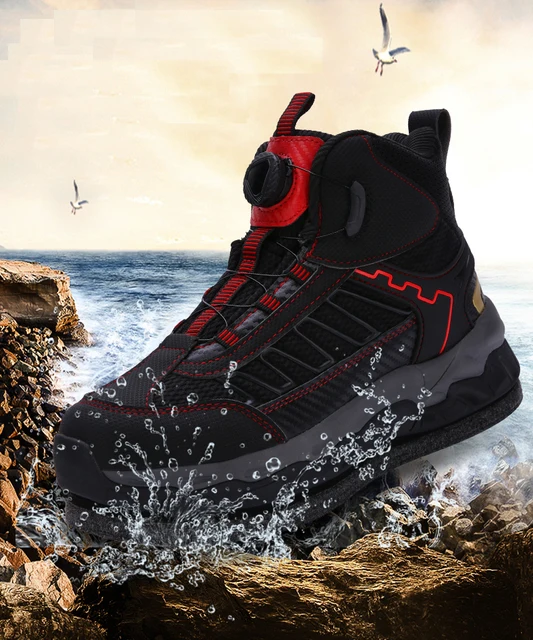 Rock Fishing Shoes Men's Offshore Fishing Shoes Waterproof, 51% OFF