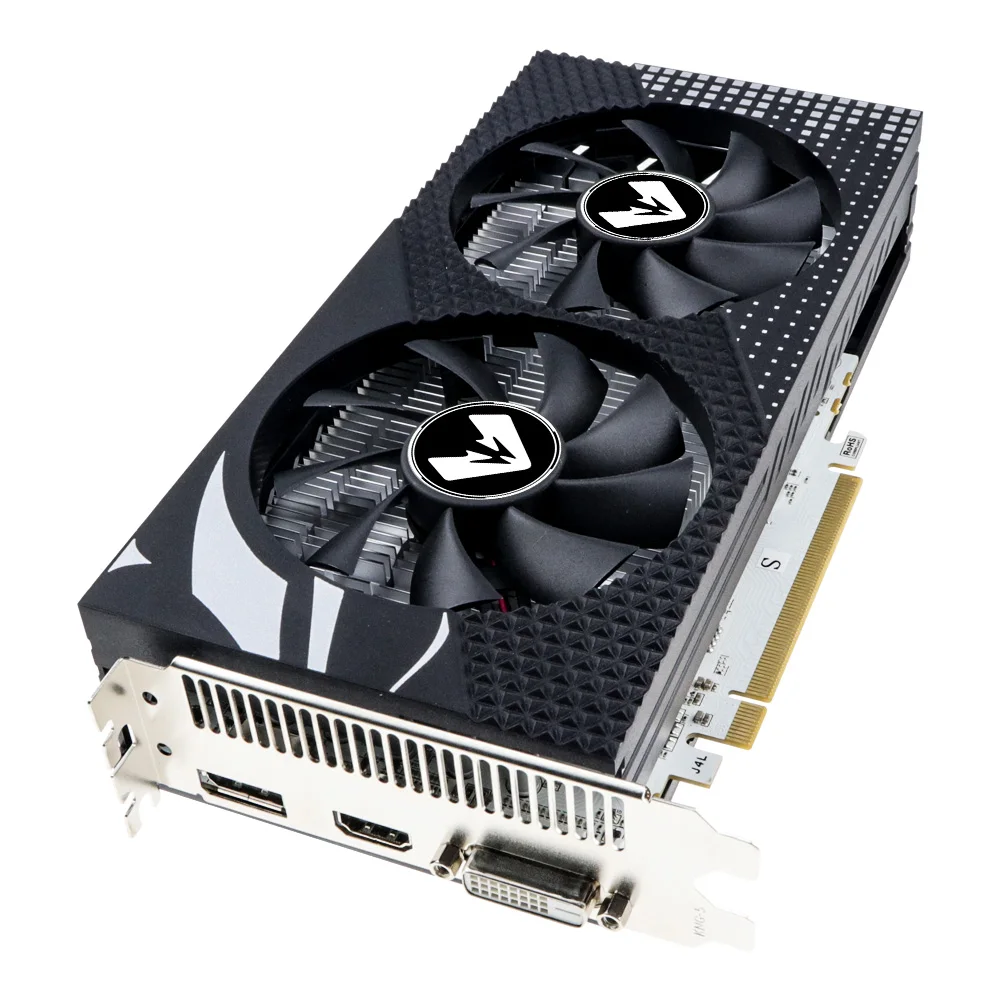 MOUGOL Full New AMD Radeon RX580 8G Graphics Card GDDR5