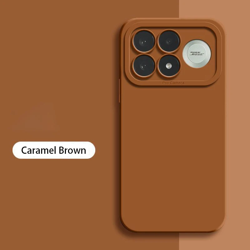 Luxury Liquid Silicone Camera Protection Phone Case with Angel Eyes Design