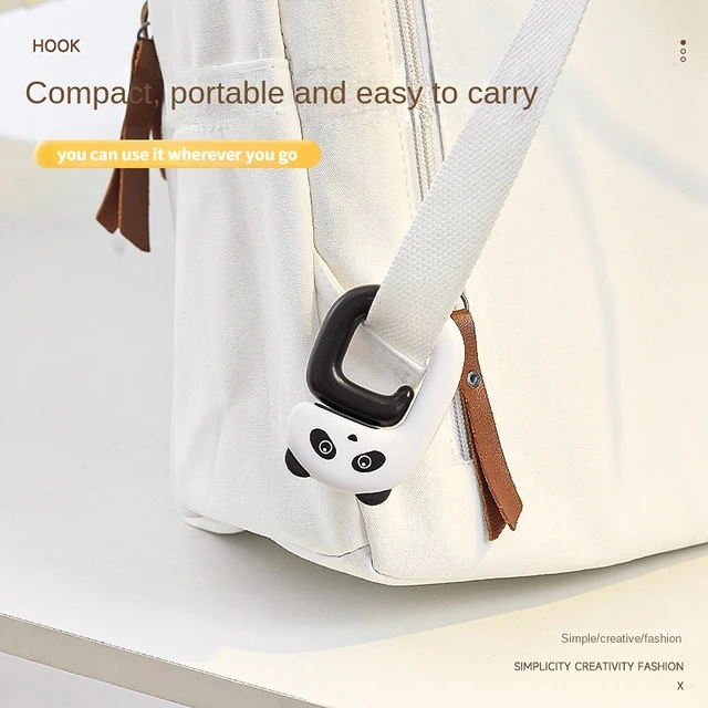 Hordozható Műanyag Zacskó Aranyos Állati Horog A Dekoratív Asztali Táska Horgok Falfali Tartó Kézitáska Fogas - Image 4