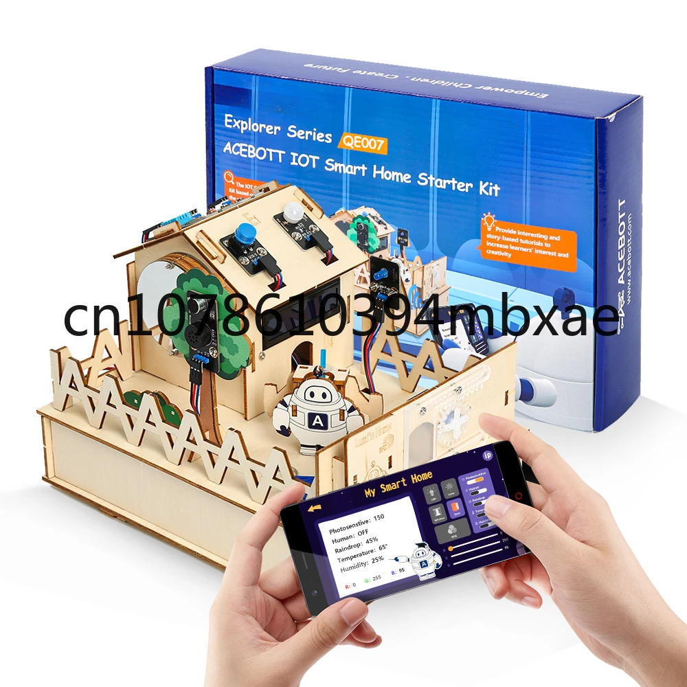 

ESP32 IoT Control Smart Home Starter Kit Automation Projects Wooden House