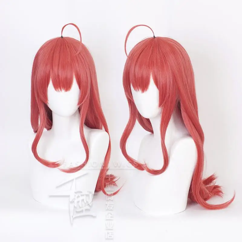 

Anime The Quintessential Quintuplets Nakano Itsuki Cosplay Wig Red Long Hair Heat Resistant Synthetic Halloween Party Props