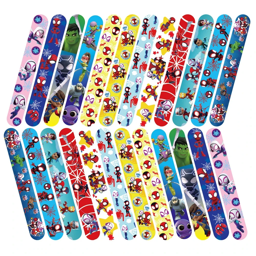 Slap Bracelets Kids Spidey and His Amazing Friends Wristbands Party Favors Classroom Prizes Exchanging Gifts