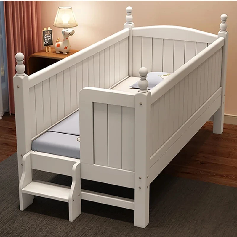 수면 침대 옆 어린이 침대 여아 싱글 거치대 플레이 플랫폼 어린이 침대, 유아 소년 럭셔리 로즈코 Dla Dziecka 아기 가구 