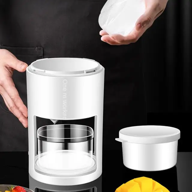 Multi-function Ice Planer Household Small Manual Smoothie Machine Hand Crushed Ice Breaker Portable Hail Machine Kitchen Tools 3
