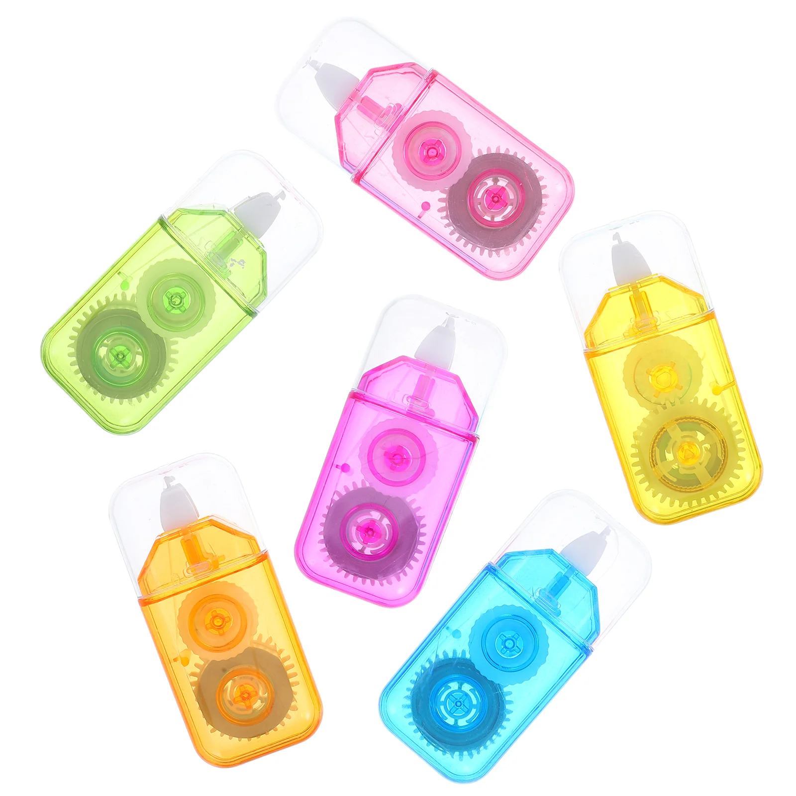 

6 Pcs Correction Tape Eraser Portable Correcting Students Study Tools Mini Tapes Corrector for Writing Stationary