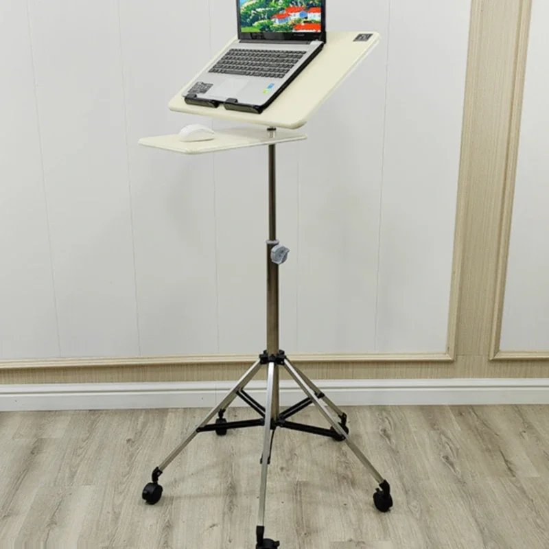 Portable standing laptop desk, lifting table, folding outdoor live streaming table, standing reading desk