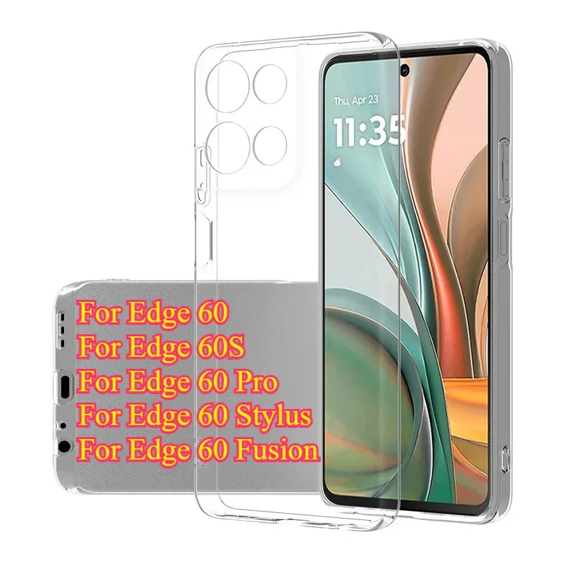 Transparent Soft TPU Phone Case with Silicone Clear Back Cover