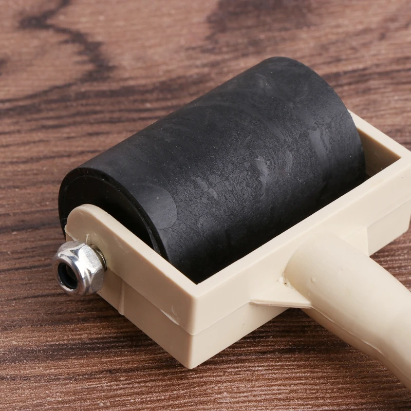 3.5cm Heavy Duty Hard Rubber Roller Printing Screen Plastic Frame Craft Tool 87HA printing screen roller