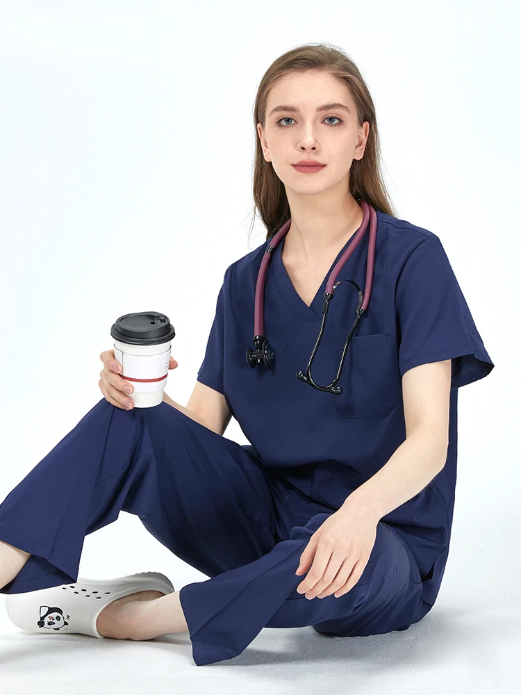 

UltraAir™ Stretch Healthcare Scrubs Quick-Dry Medical Uniforms Nurse Hospital Veterinary Dental Pediatric Nursing Scrubs S11