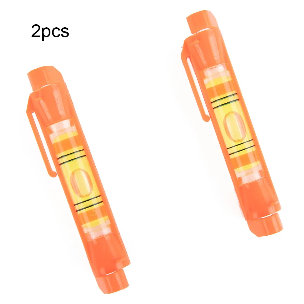 

2pvs Hanging Spirit Level Set 75x12.5mm Precise Hanging Bubble Line Level Brick Lines For Construction Surveying Measuring Tool