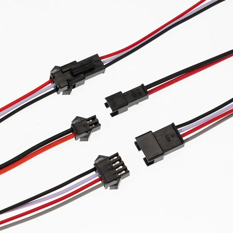 1-50 pairs 2/3/4 Pin SM JST Plug Male and Female Wire Connector for Led Strip RGB 5050 3528 WS2801 APA02 WS2815 WS2813 image 5