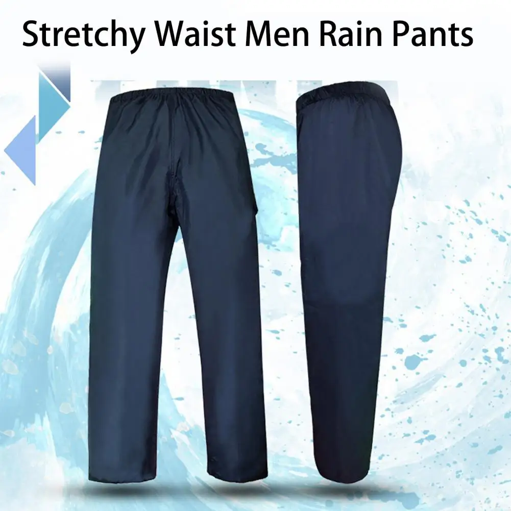 Men Rain Pants Reliable Splash-resistant Work Rain Pants Outdoor Hiking Travel Women Men Rainwear Outdoor Clothes
