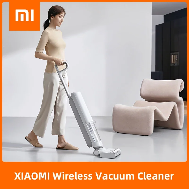 XIAOMI MIJIA-Aspirateur à sec et de support sans fil, épurateur haute  température, auto-livres, maison intelligente, lavage, vadrouille, laveuse  de sol - AliExpress