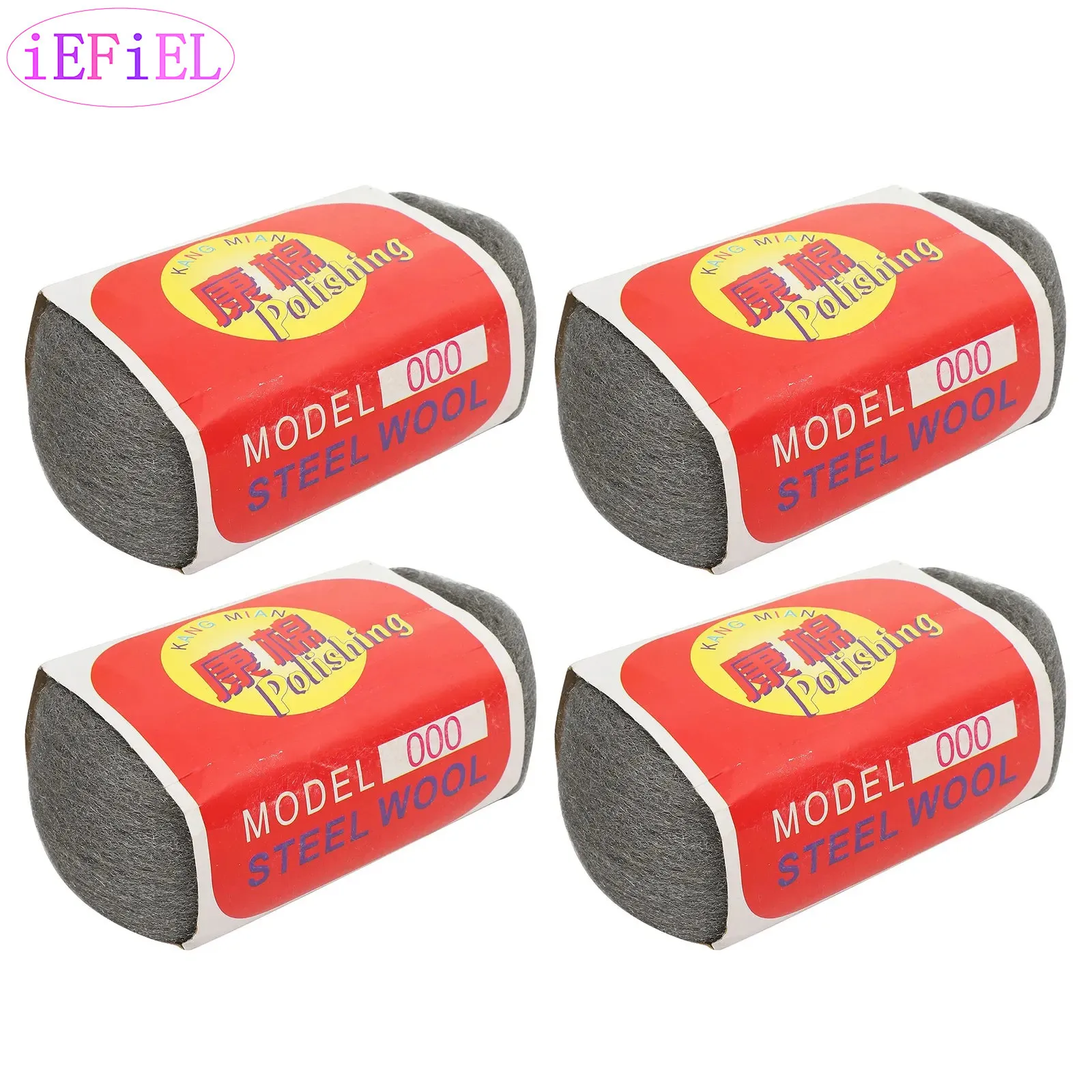

4 Rolls Grade Steel Wool Pads 3M/ 9.8ft Long Ultra Fine Steel Wool Wood Polishing Chrome Glass Polishing Pads Covers Walls