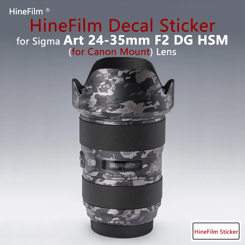 Sigma 24-35 F2 Ef Mount Lens Premium Decal Skin Sigma Art 24-35Mm F2 Dg Hsm Per Canon Len Protector Film 2435 Adesivo Protettivo
