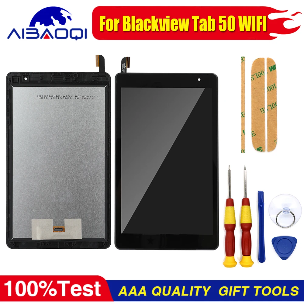 Schermo LCD + Touch Per Blackview Tab 7: Ricambio Completo Con Kit Utensili