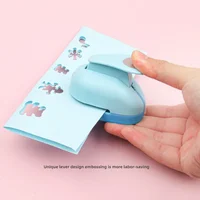 Flower Furador 5*3*4.5cm Diy Paper Cut Eva Foam Maker Puncher Scrapbooking Labor Saving for Kid Hole Punch Embossing 3