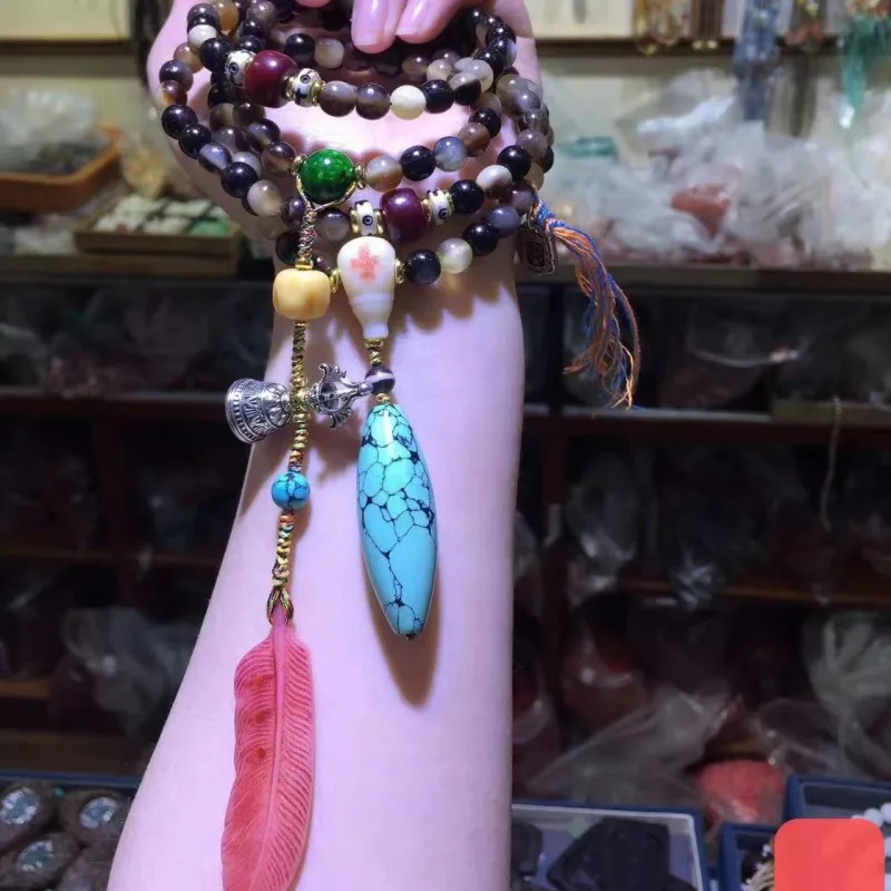 

Manxue Mountain Shell of Turtle Hand Bracelet Barrel Beads Diy