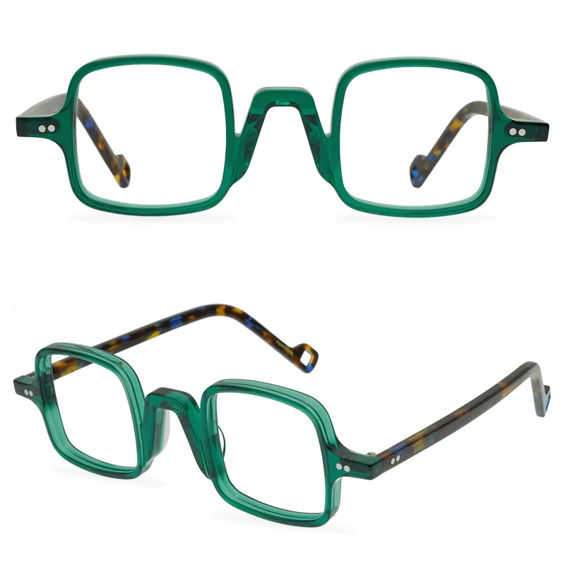 

Vintage Glasses For Men Square Optical Frames Acetate Unisex Eyeglasses Sports Eyewear