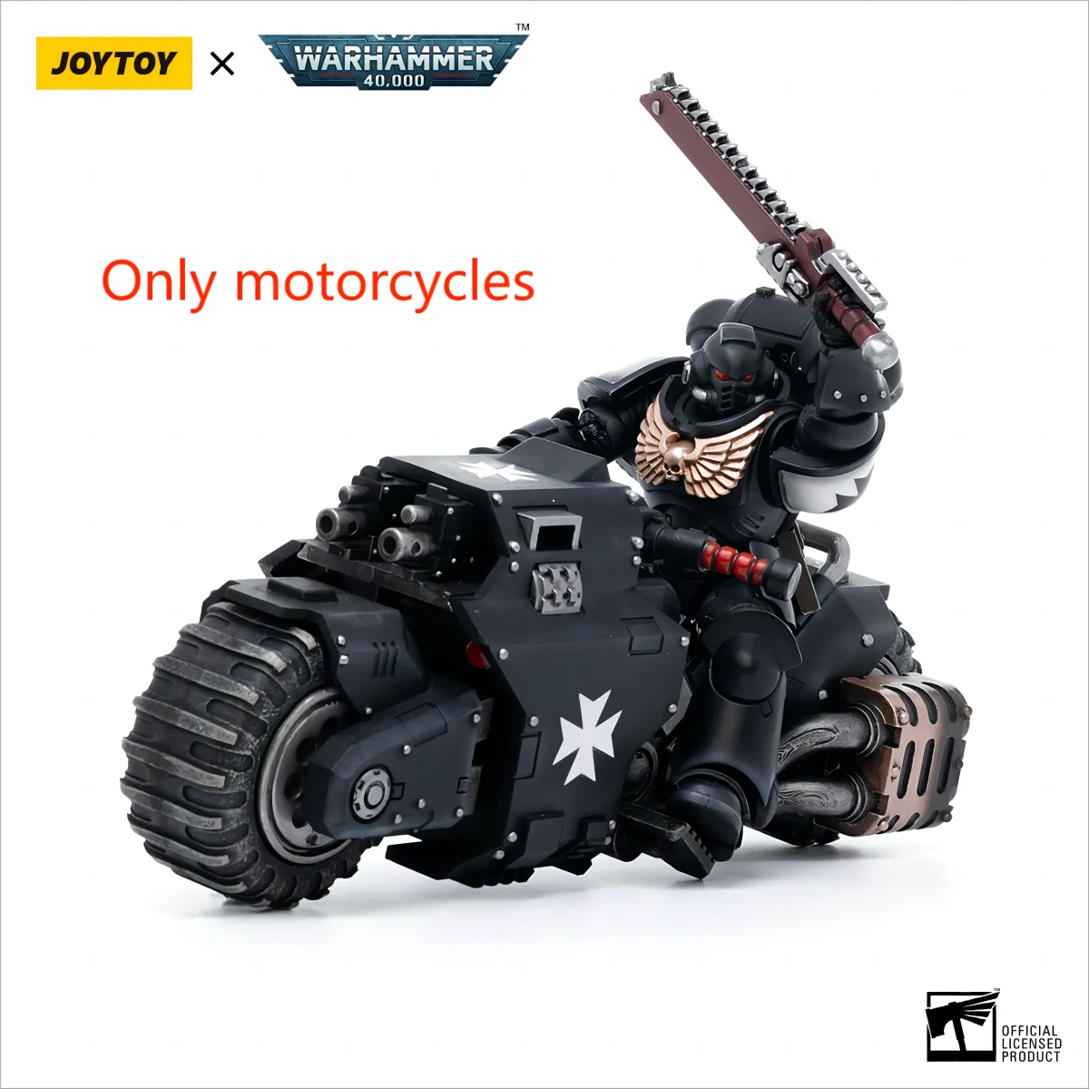 [Disponibile] Joytoy Anime Warhammer 40K 1/18 Action Figure Black Templars Outriders Collection Modello Militare Spedizione Gratuita