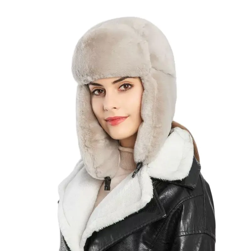 La Carrie Women's Faux Fur Hat for Winter with Stretch La Carrie Women's Faux Fur Hat for Winter with Stretch