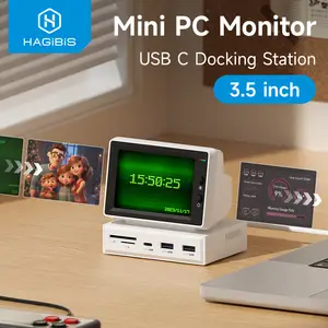 Extensión de Monitor HD para PC de 13,3 pulgadas, Pantalla LCD portátil con  altavoz, monitores de ordenador para raspberry pi ps5 switch Xbox TV -  AliExpress