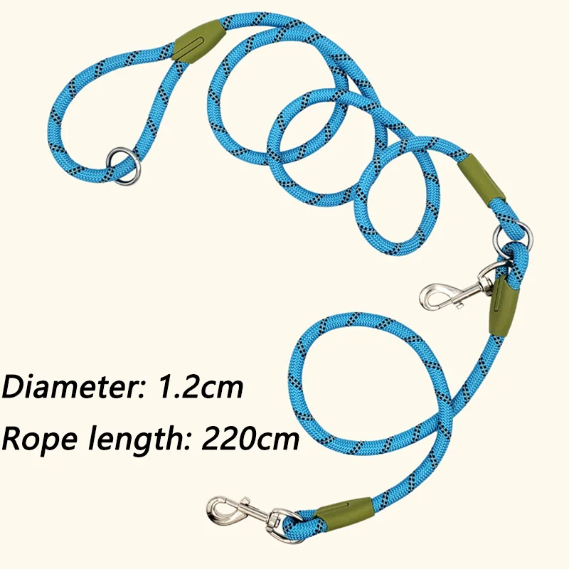 Reflective Nylon Dog Leash Chain Traction Rope Running