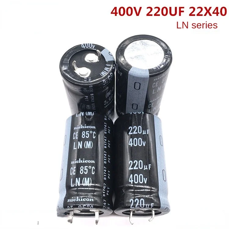 (1 шт.) 400V220UF 22X4 0 электролитический конденсатор фирмы nichicon 220UF 400V 22*40 LN series