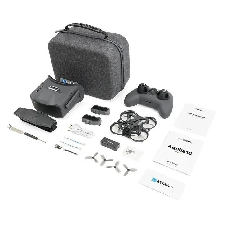 Kit FPV BetaFPV Aquila16 – Quadcopter FPV con motore brushless 1102 18000KV con occhiali VR03 per drone da corsa LiteRadio 2 SE Radio - immagine 5