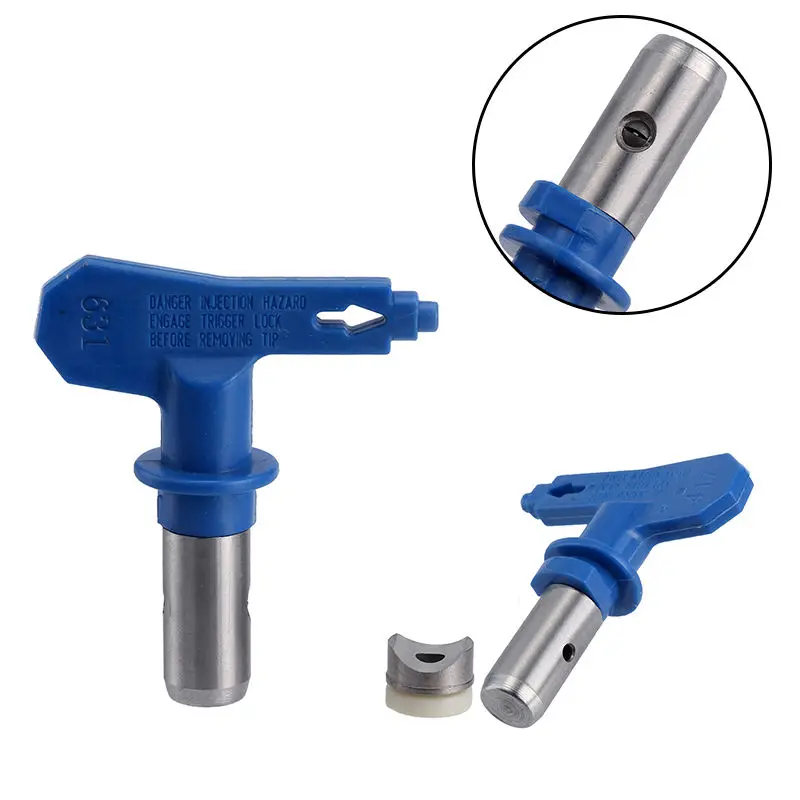 plastic welding sticks Durable Airless Spray Gun Tips Seal Nozzle Universal Air Spray Nozzle Blue Spray Tips For Paint Sprayer Garden Power Accessories welding torch holder