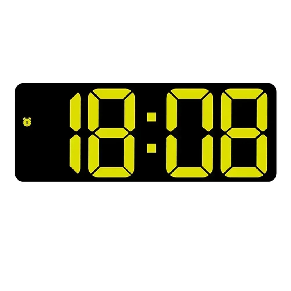 Smart Electronic Clock with Bright Display, Voice Control, and Multifunctional Features