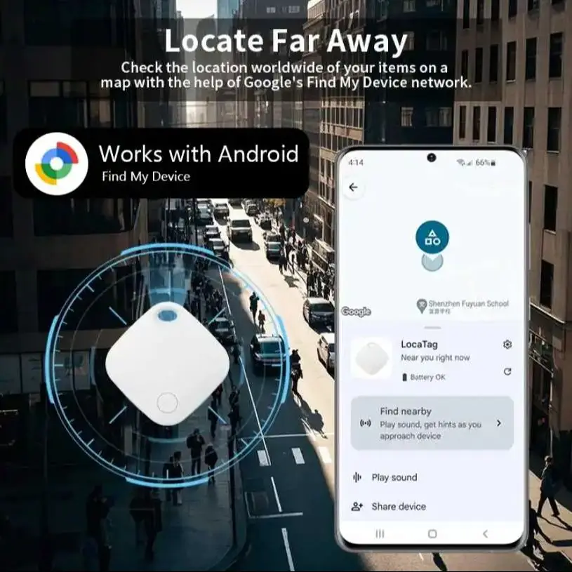 Smart Home Security Positioning Tracker with Anti-Loss Features for Keys, Bags, and Wallets