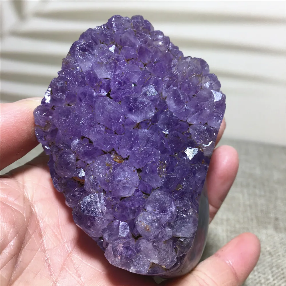 

Natural Agate Amethyst Geode Quartz Crystals Specimen Ornament Home Furnishing Decoration Point Druzy Stone And Reiki Healing